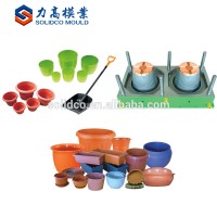 Customized PP abs plastic  injection  nolds,/plastic flower pot molds making/plastic flower pot molds making